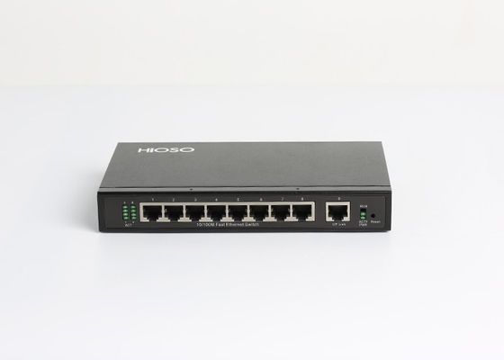 9 10 / 100M RJ45 Ports Gigabit Ethernet Switch