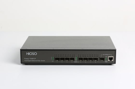 8 100M RJ45 Ports IEEE802.3ab POE Switch Support Management