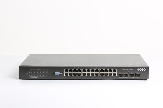 30W 24 1000M SFP 1490nm كابل الألياف البصرية التبديل Pon Network Switch 28 Ports