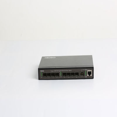 1310nm WEB SNMP Fiber Optic Switch 8 Port 8K MAC Learning تبديل إيثرنت الألياف البصرية