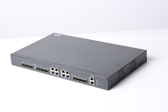 HiOSO 8EPON 10G Uplink HA7308CX EPON OLT FTTX Solution 20KM OLT EPON متوافق مع Onus