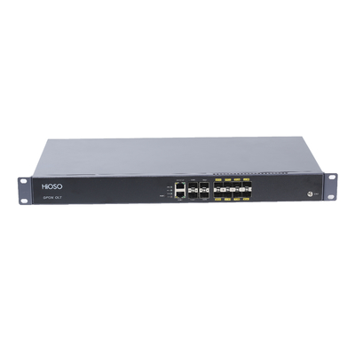 HA7308G-J 8PON دعم GPON OLT WEB SNMP CLI 4 GE/10GE SFP/SFP+(10GE) منافذ الاتصال العلوي البصرية